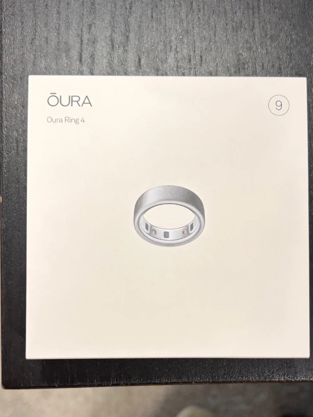 Oura Ring 4 Size 9 Brushed Silver New Sealed Unopened Smart Ring Gen 4